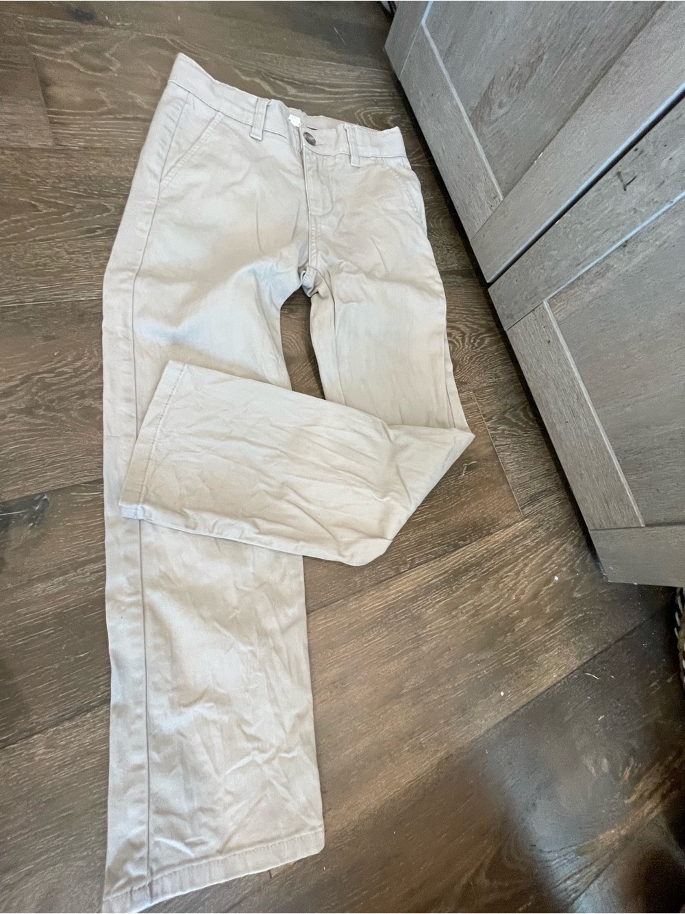 Izod Beige/Tan Casual Pants with Subtle Logo